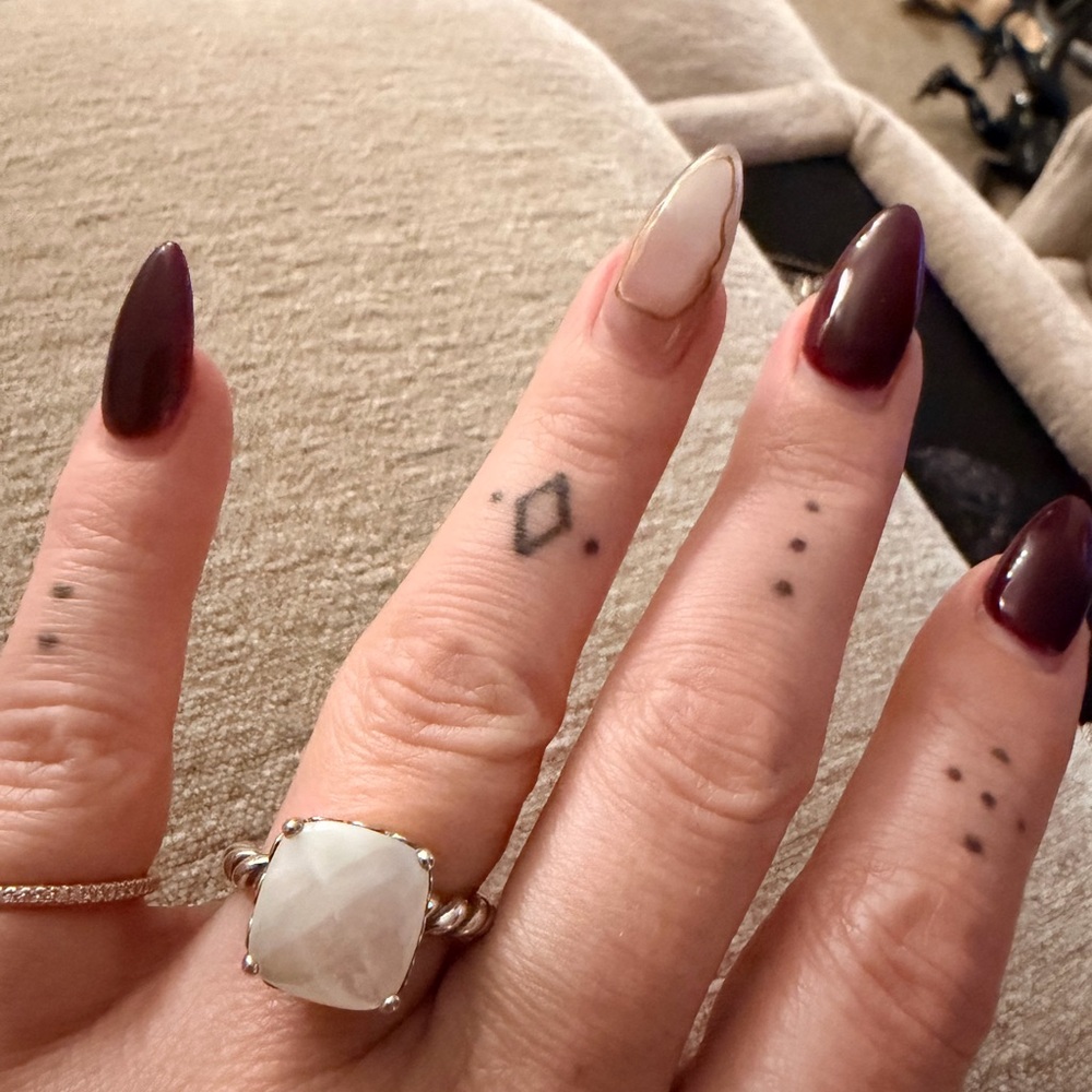 Pandora Sterling Silver Twist Ring with White Stone